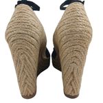Jean Michel Cazabat Suede Espadrille EUC $395 size 37 US 7 S2325 Black Photo 8