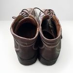 Donald J Pliner Combat Boots Booties Shoes Women's Size 9 Brown Leather‎ Lace Up Photo 2