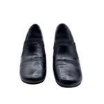 Womens Size 7.5 Black Fauk Leather Slip Photo 1