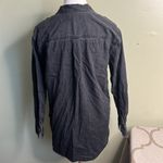 Madewell  Denim Popover Top in Black Wash lunar wash Photo 2