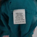 Energie  Turquoise Floral Sundress Spaghetti Strap Smocked Back Knee Length XL Photo 3