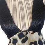 BCBGeneration  Leopard Sleeveless Plunging Neckline Dress Women Sz 0 Photo 0
