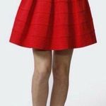 EXPRESS Textured Pleated Short Skirt Photo 0