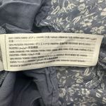 Abercrombie & Fitch  Wrap Mini Dress XS Blue Floral Chiffon Sheer 3/4 Sleeve Boho Photo 5