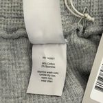 Negative Underwear Waffle Knit Track Pant in Heather Grey, Size Medium Photo 9