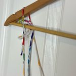 all things mochi Blessica White Multicolor Polka Dot Ruffle Tiered Mini Dress M Photo 6