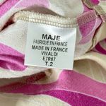 Maje  Pink Cream Printed Muumuu Dress Photo 6