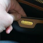 Fendi Authentic Pequin Striped shoulder Tote Bag Photo 11