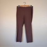 Eileen Fisher  Brown Pull On Ponte Dress Pants Womens M Lagenlook Casual Cozycore Photo 10