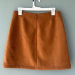 Maurice's Faux Suede Camel Color Women’s Skirt Size 8 Photo 1