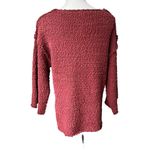 Entro NWT,  Loose Fit Scoop Neck Popcorn Sweater, Sz S Photo 5