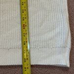 XS One Grey Day 50% Merino Wool Pull Over Quarter Zip Oversized Winter Holiday White Photo 6