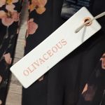 Olivaceous  Sleeveless Floral Dressy Bodysuit Size Small Photo 3