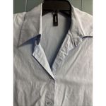 Venti 6 Womens Button Front Sleeveless Collared Shirt Light Blue Size Small Photo 2