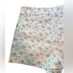 Derek Lam 10 Crosby Mini Blue Floral Shorts in White Size 4 Photo 2