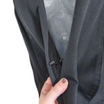 Bisou Bisou Michele Bohbot Ruffle Collared Black Vest Sleek Waist Coat Sz Small Photo 5