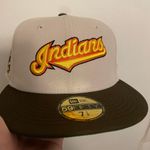 New Era Cap Homegame Cleveland Indians 1994 jacobs field patch Indiana jones inspo size 7 1/8 Brand new  Photo 1