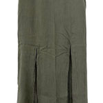 American Eagle Green Maxi Skirt with Slits Sz 4 Photo 0