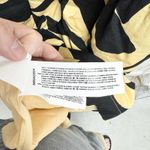 Mon Renn Dress Women Size Large Abstract Surreal Midi Keyhole Detail Strappy Photo 6