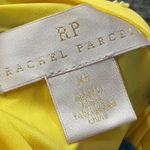 Rachel Parcell  Smocked Waist Swiss Dot Lemon Yellow Mini Dress Size XS Photo 4