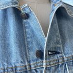 Hard Rock Cafe  Blue Oversized Denim Jacket Women’s Size XS Photo 3