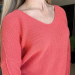 Lucky Brand  Pink Long Sleeve Sweater Small Photo 4