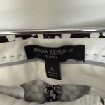 Banana Republic Women’s 6 Sloan Brown White Pants Ankle Photo 1