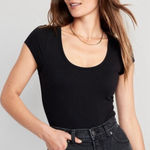 Old Navy  black NWT scoop neck bodysuit size small Photo 0