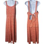 Free People Lorelai Dress Floral Tie Back Midi Sleeveless Fairy Cottagecore L Photo 1