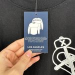 Spirit Jersey NEW Blackhawks Oversized Long Sleeve T-Shirt Black Women's S Photo 5