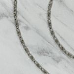 Silver Tone Swirl Chain Purse Strap 47" Crossbody Bag Replacement ✨ Photo 6