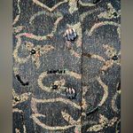 Funky Vintage Anage Beaded Jacket! Black Size M Photo 2