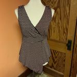 Vtg Y2K geometric plunging sexy tank top Photo 3