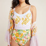 Anthropologie NWOT Alja Horvat Tartini One Piece Swimsuit Photo 0