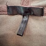 Daisy Fuentes Retro Y2K Brown Velour Zip Hoodie Lace Trim Photo 5