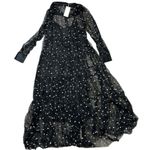 VICI  Exclusive X Fate Black Slip Dress Sheer Cover Long Sleeve Size XS Photo 5