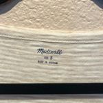 Madewell Women’s Lightweight Striped T Shirt Beige Tan Size Small Photo 5