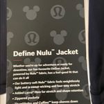 Lululemon  Disney Define Nulu Jacket size 0 Women's with Red Details zipper front Photo 1