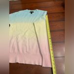AQUA Pastel Ombré Cashmere Sweater Photo 2