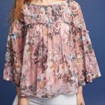 Anthropologie Anthro Akemi + Kin Patrizia Floral Lace Blouse (S) Photo 0