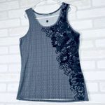 Athleta  Tank‎ Top Women's L Chevron Floral Print Sleeveless Athletic Casual Photo 13