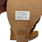 UGG  Brown Leather Melinda Wedge Sandals Size 10 Photo 9