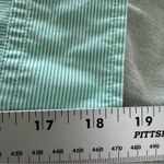 Everlane  Women’s Green & White Cotton Button Down Shirt Size 4 NWT Photo 7