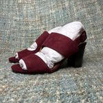 Vionic Perk Bianca Heel Sandal w/ Concealed Orthotic Arch Support in Wine (Wide) Photo 5