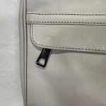 Rebecca Minkoff  Crossbody Bag Leather‎ Silver Hardware Pale Gray Small Photo 5