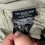 BLANK NYC  The Reade Crop Olive Green Zipper Pants Women’s 27 Photo 3