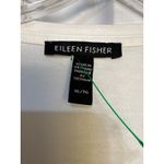Eileen Fisher XL White Tencel Lyocell Blend Short Sleeve Crew Neck Reg$98 Photo 2
