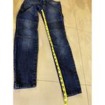 AQUA Skinny Blue Jeans Size 27 Cotton 99% Spandex 1% Style BOWIE MOTO Photo 8