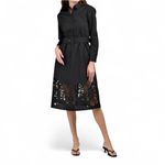 Tahari Elegant Black Belted Dress Photo 3