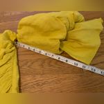 Lulumari LulúMari Off the shoulder puff sleeve mustard yellow top size L Photo 7